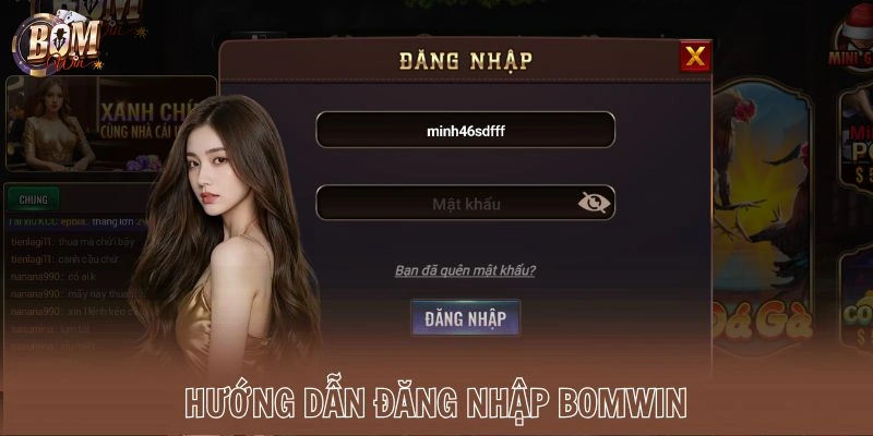 Hướng dẫn đăng nhập Bomwin
